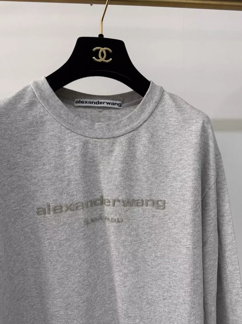 Alexander Wang Alexander Wang Gray Long Sleeve Top Size XS / US 0-2 / IT 36-38 - 3 Thumbnail