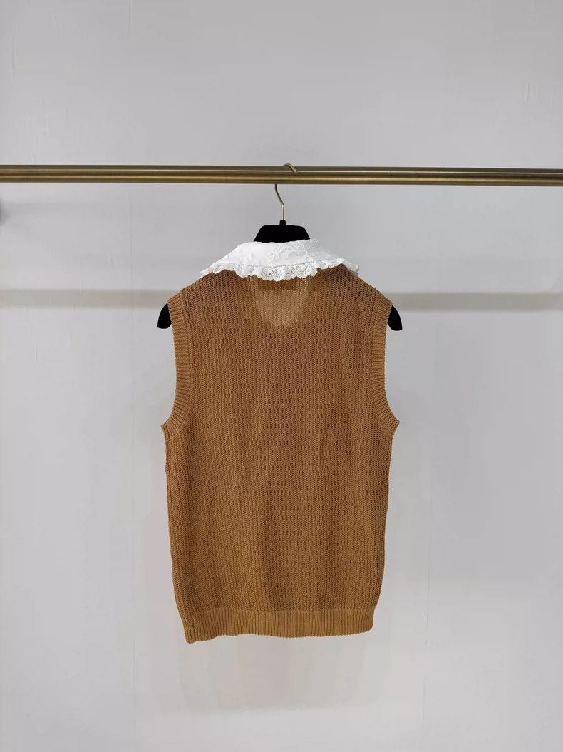 The Row New Knit Vest with Detachable Collar Size M / US 6-8 / IT 42-44 - 2 Thumbnail