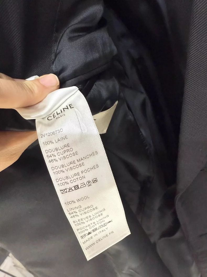 Celine Celine Double-Breasted Wool Blazer With Gold Buttons Size M / US 6-8 / IT 42-44 - 6 Thumbnail