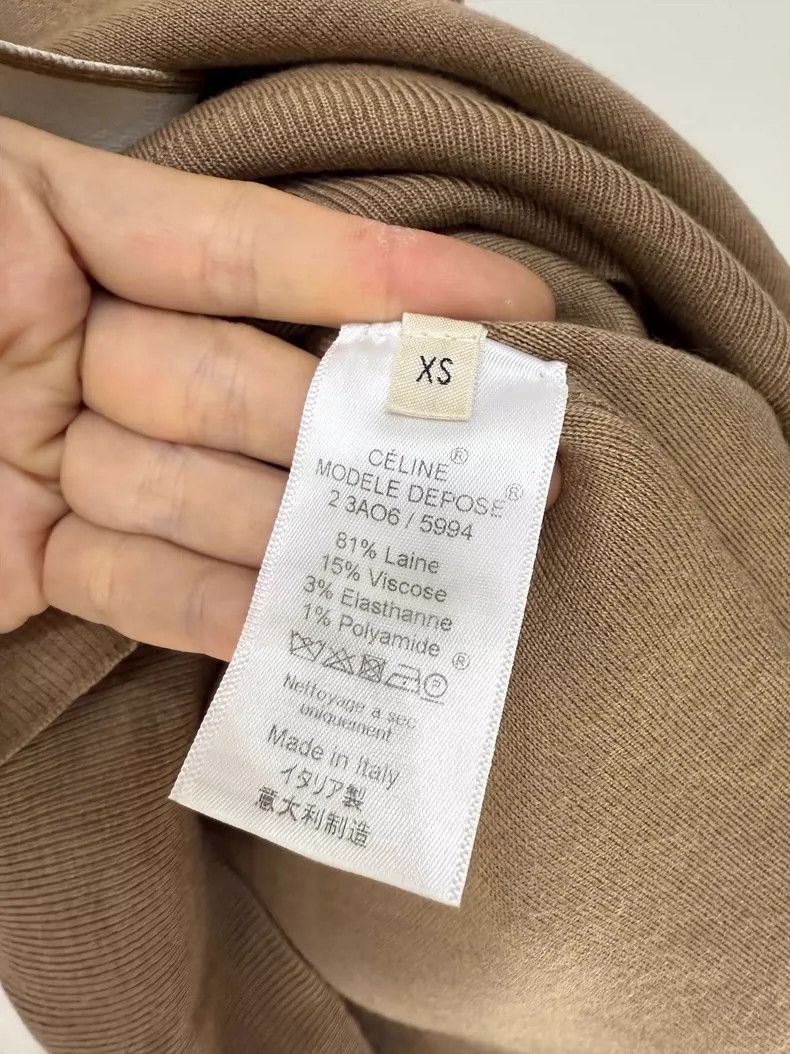 Celine Celine Two-Piece Wool Knit Top Size XS / US 0-2 / IT 36-38 - 6 Thumbnail