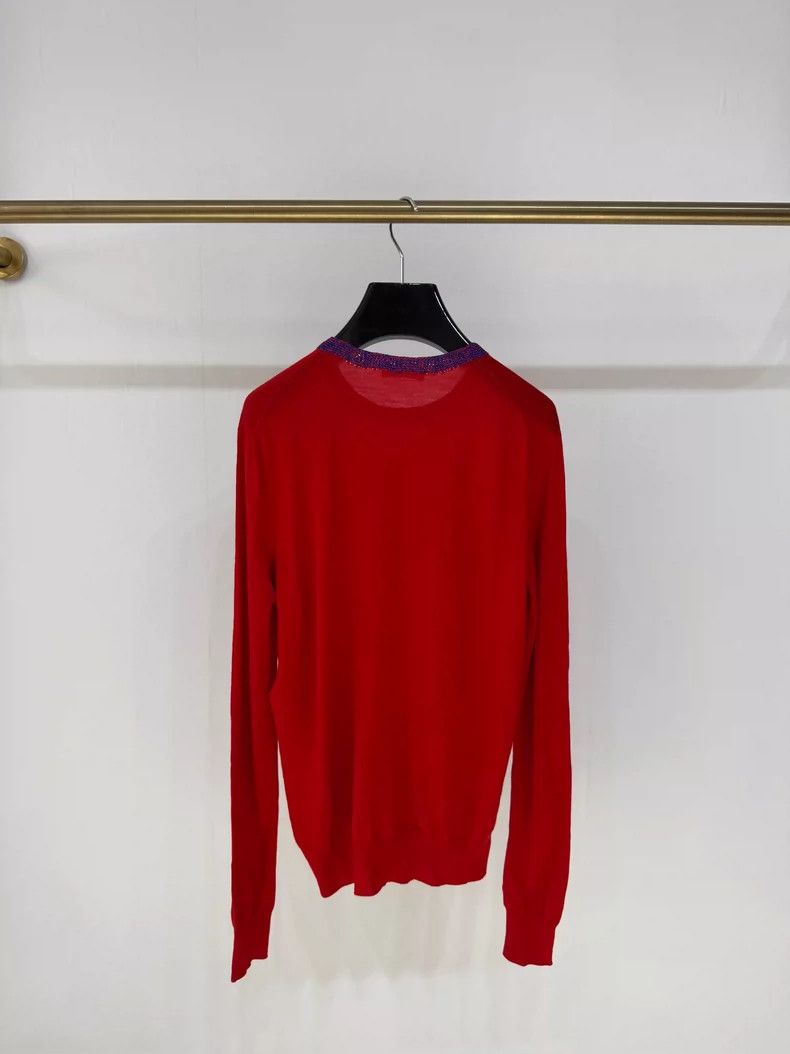 Celine Celine Color-Blocked Knit Sweater Size XS / US 0-2 / IT 36-38 - 2 Thumbnail