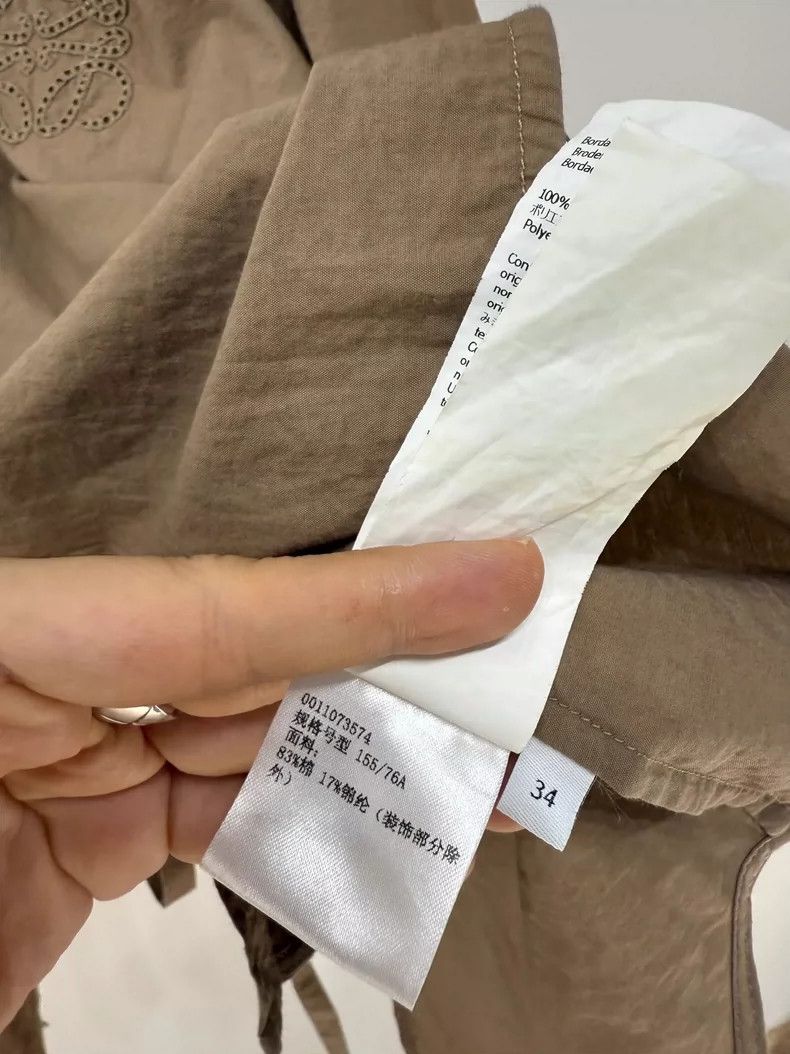 Loewe Loewe Long Sleeve Shirt with Logo Size L / US 10 / IT 46 - 6 Thumbnail