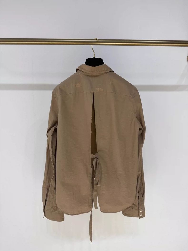 Loewe Loewe Long Sleeve Shirt with Logo Size L / US 10 / IT 46 - 2 Thumbnail