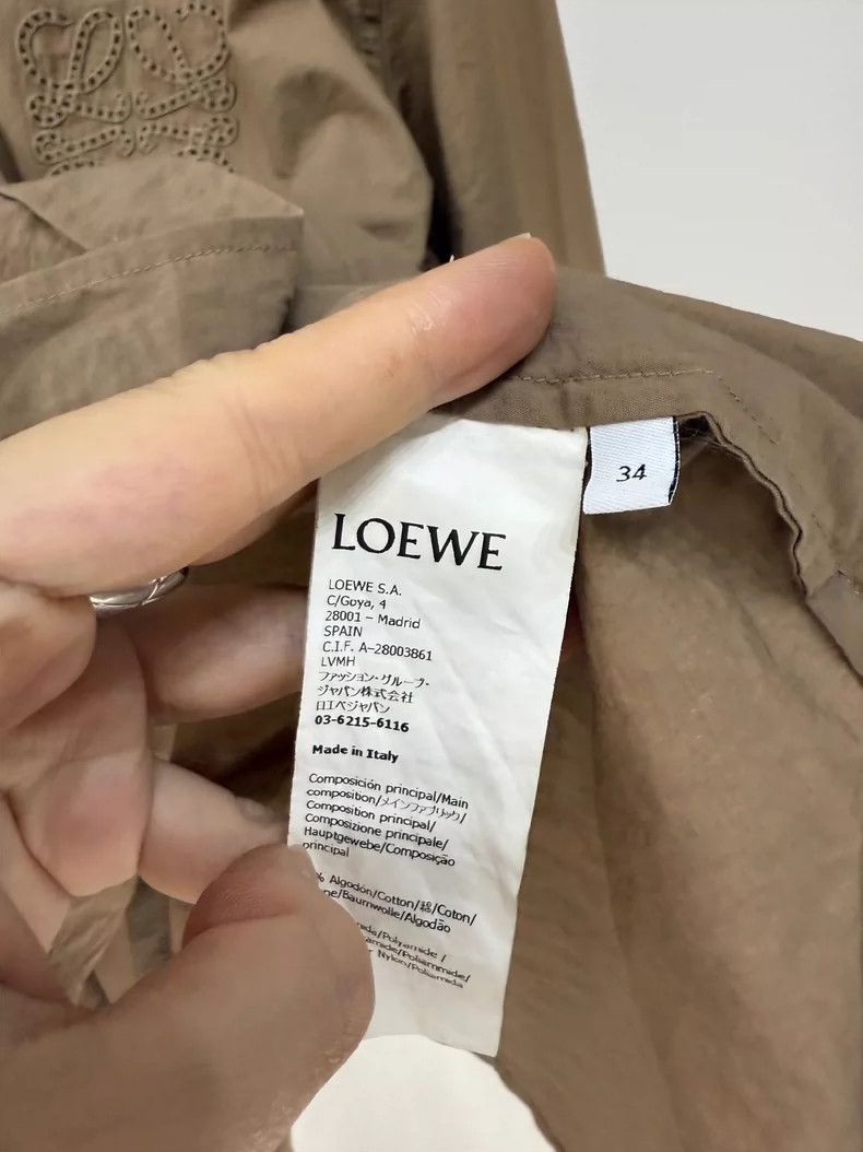 Loewe Loewe Long Sleeve Shirt with Logo Size L / US 10 / IT 46 - 5 Thumbnail
