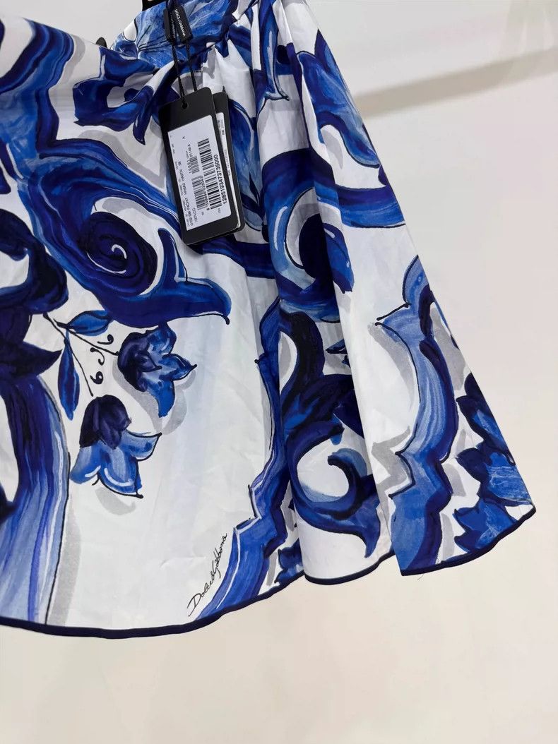 Dolce & Gabbana New DG Dolces & Gabbana Floral Skirt Size 38" / US 16 / IT 52 - 3 Thumbnail