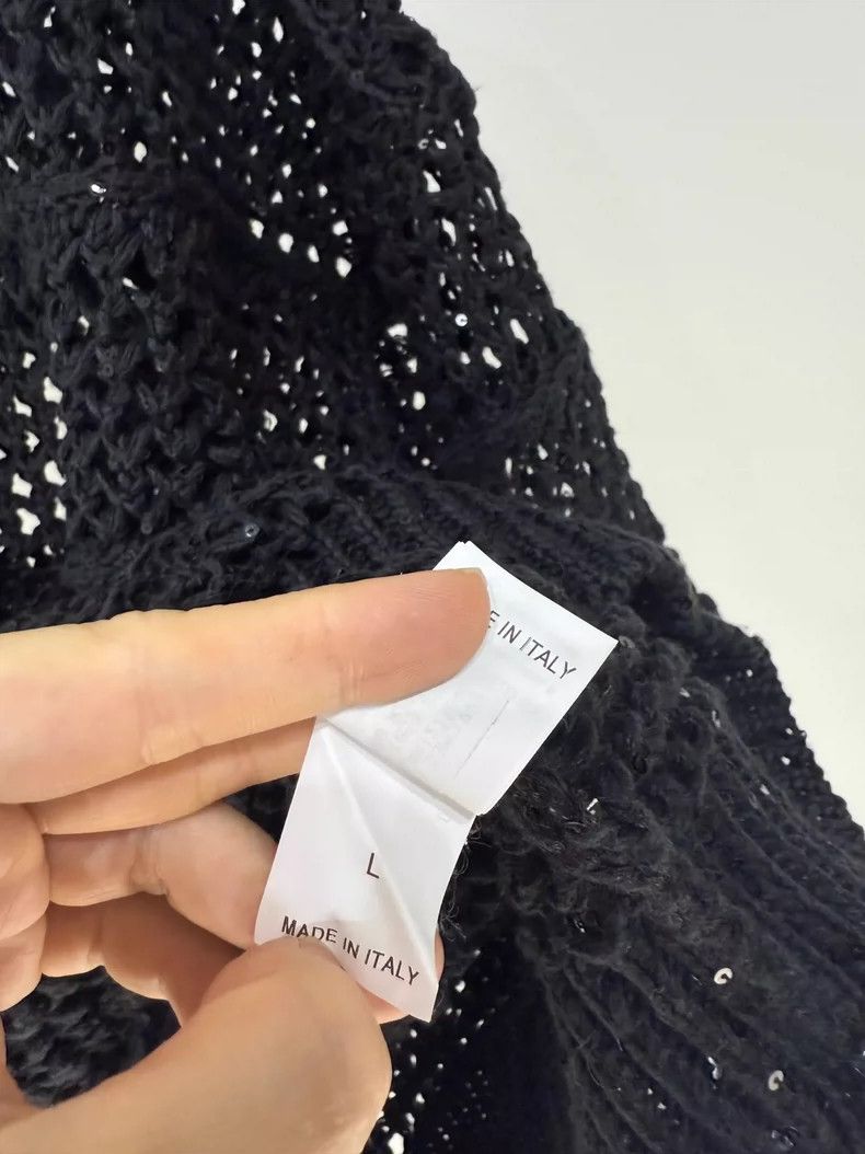 Brunello Cucinelli Brunello Cucinelli Knitted Sheer Top Size L / US 10 / IT 46 - 6 Thumbnail