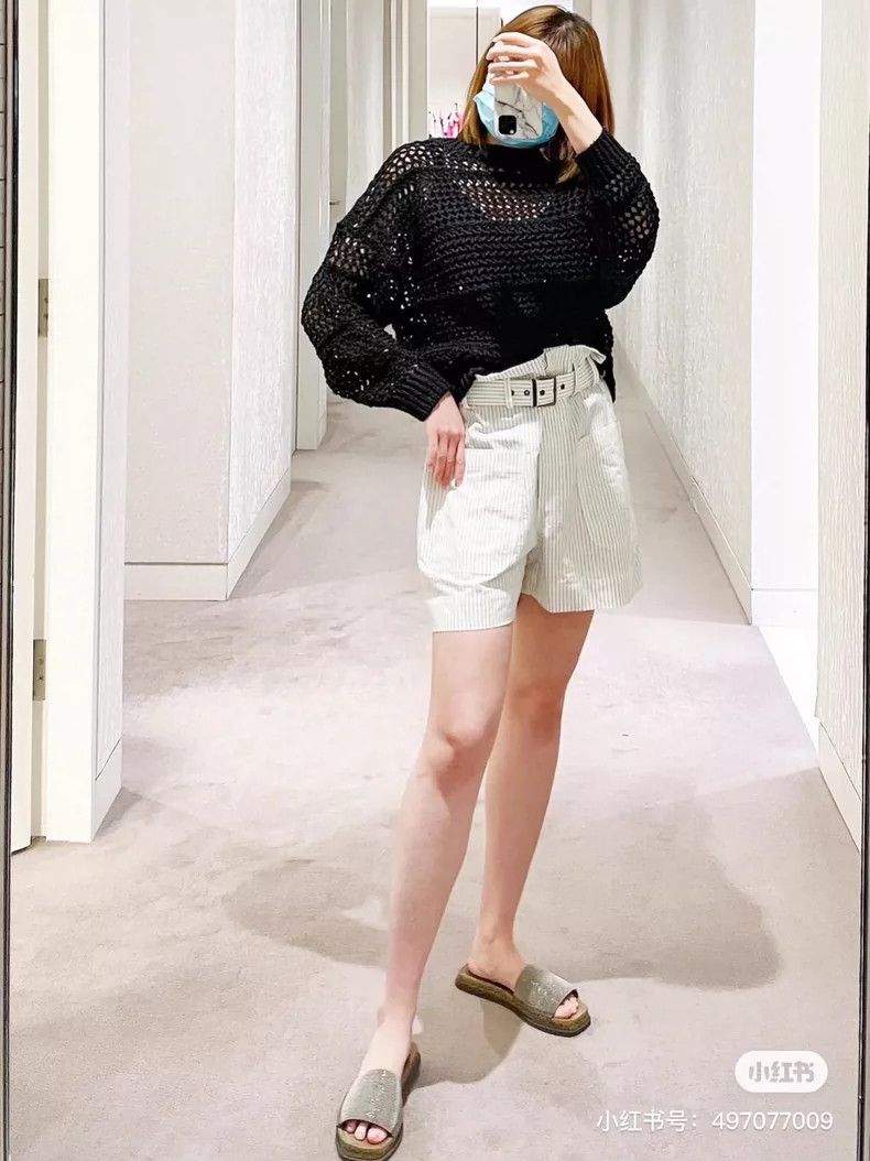 Brunello Cucinelli Brunello Cucinelli Knitted Sheer Top Size L / US 10 / IT 46 - 8 Thumbnail