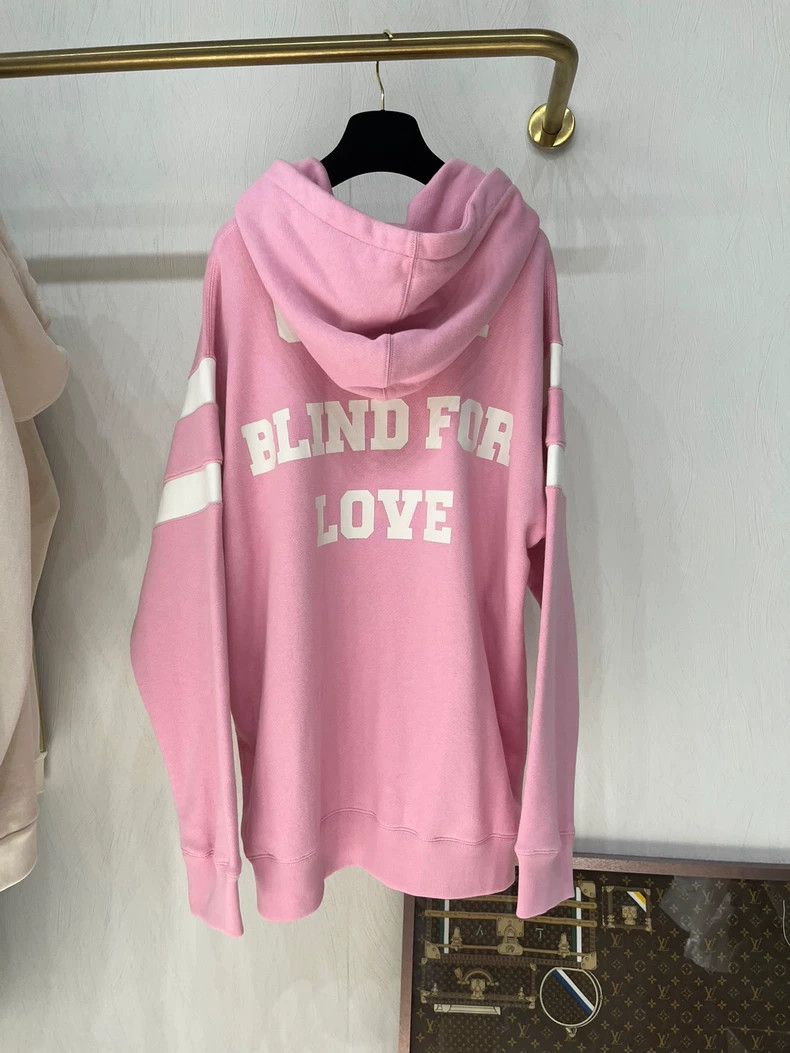 Gucci Gucci Pink Lettered Hoodie Size M / US 6-8 / IT 42-44 - 2 Thumbnail