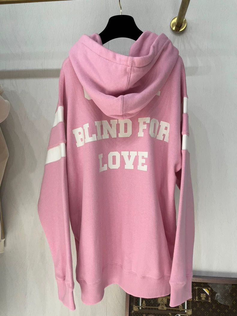 Gucci Gucci Pink Lettered Hoodie Size M / US 6-8 / IT 42-44 - 4 Thumbnail