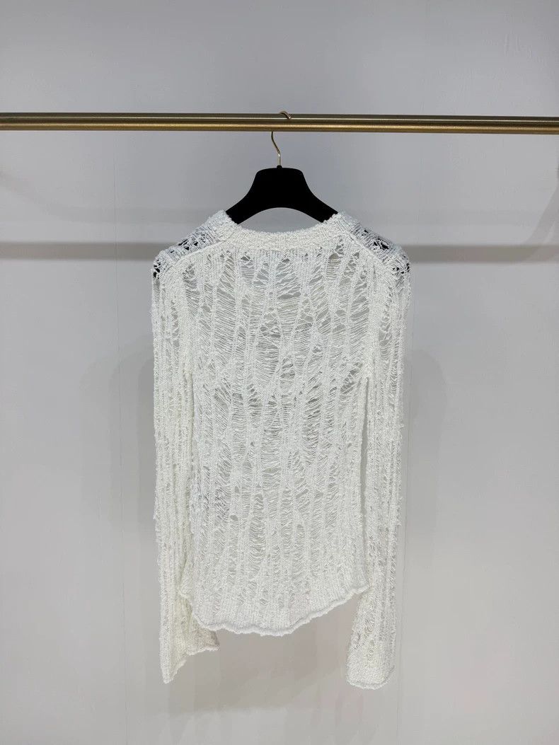 Acne Studios Acne Studios Sheer Knitted Flare Sleeve Top Size XS / US 0-2 / IT 36-38 - 2 Thumbnail