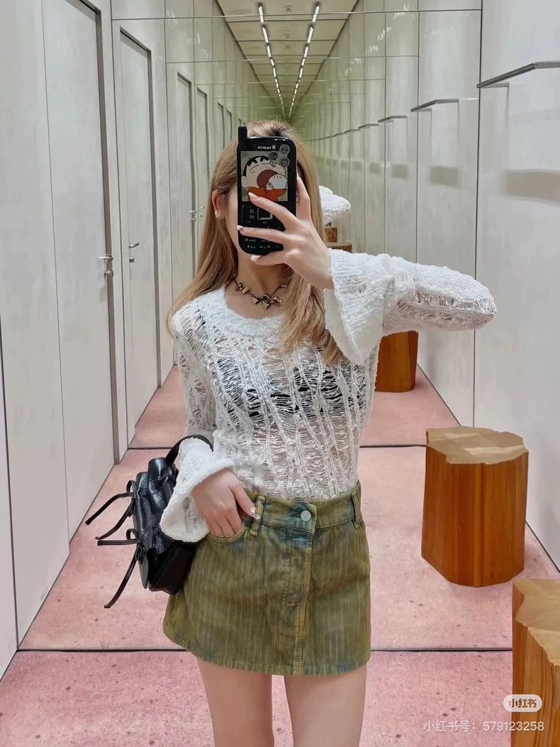 Acne Studios Acne Studios Sheer Knitted Flare Sleeve Top Size XS / US 0-2 / IT 36-38 - 7 Thumbnail