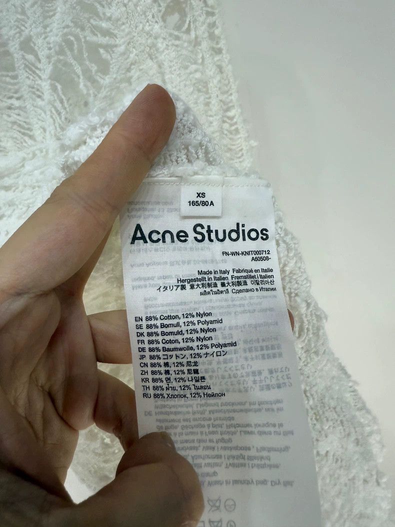 Acne Studios Acne Studios Sheer Knitted Flare Sleeve Top Size XS / US 0-2 / IT 36-38 - 4 Thumbnail