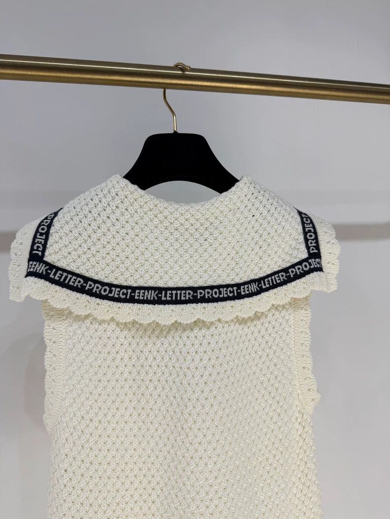 Maison Margiela EENK Knit Vest with Lace Collar Size S / US 4 / IT 40 - 4 Thumbnail