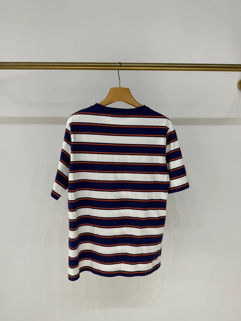Miu Miu Miu Miu Striped Logo T-Shirt Size M Size M / US 6-8 / IT 42-44 - 2 Thumbnail