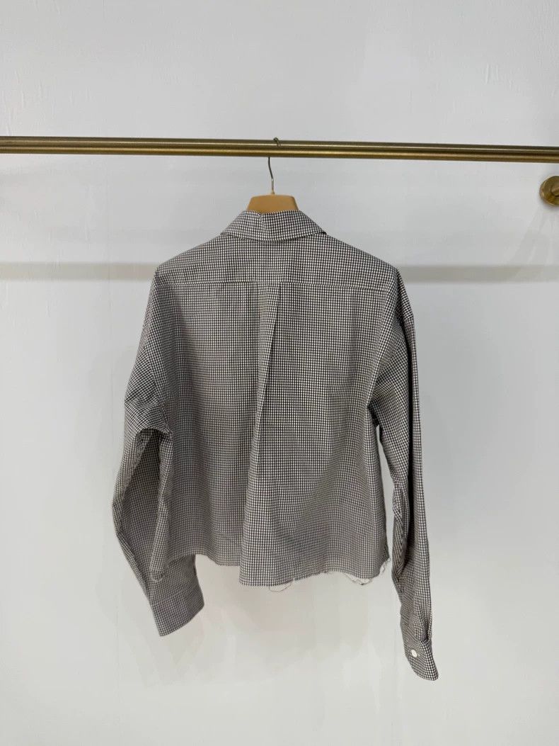 Miu Miu Miu Miu Checkered Logo Button-Up Shirt Size XL / US 12-14 / IT 48-50 - 2 Thumbnail