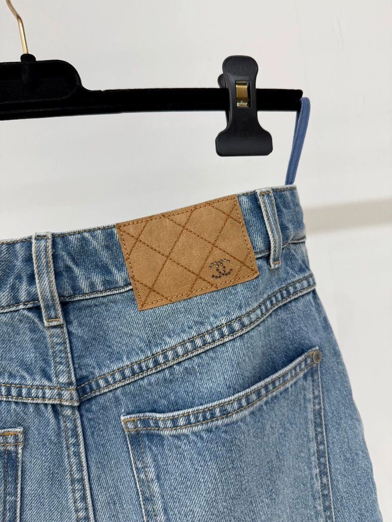 Chanel Chanel Flared Denim Pants 23B Collection Size 36" / US 14 / IT 50 - 4 Thumbnail