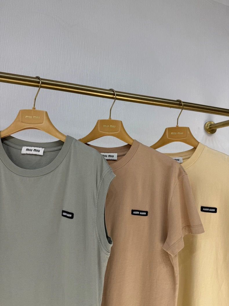 Miu Miu Miu Miu Three-Piece T-Shirt Set Size S / US 4 / IT 40 - 3 Thumbnail