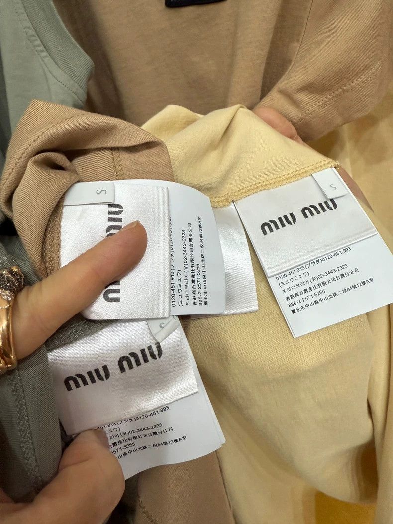 Miu Miu Miu Miu Three-Piece T-Shirt Set Size S / US 4 / IT 40 - 4 Thumbnail