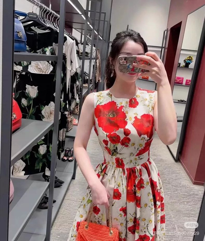 Dolce & Gabbana Floral Print Backless Dress for Exquisite Girls Size S / US 4 / IT 40 - 6 Thumbnail