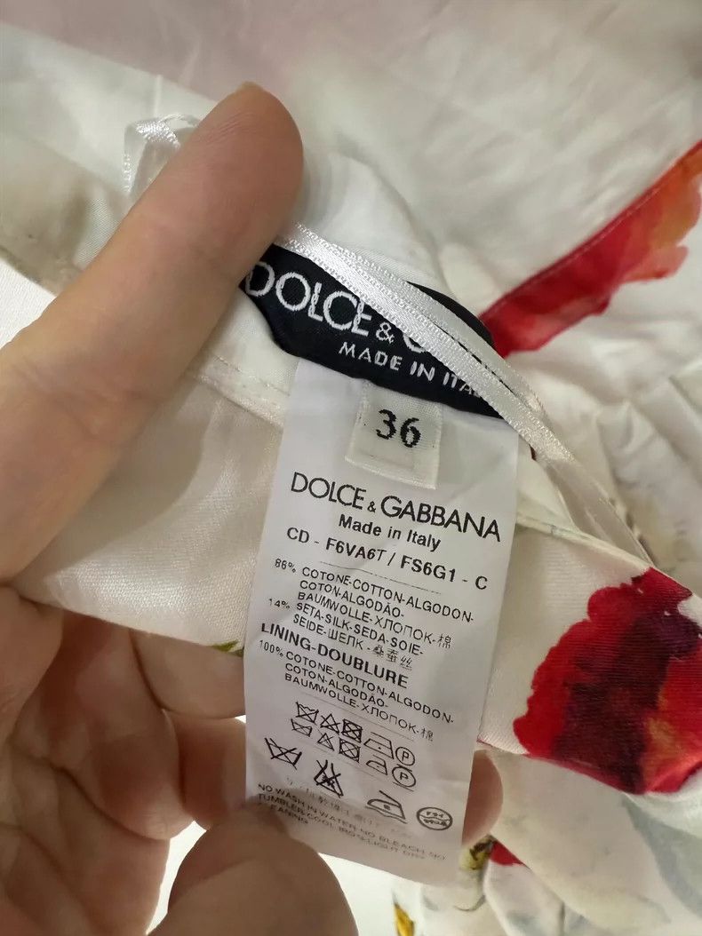 Dolce & Gabbana Floral Print Backless Dress for Exquisite Girls Size S / US 4 / IT 40 - 5 Thumbnail
