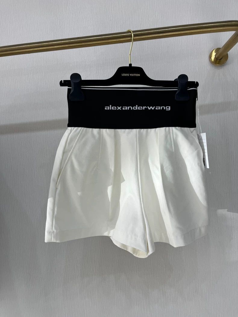Alexander Wang Alexander Wang Logo Waist Shorts Size 2 Size 23" - 2 Thumbnail