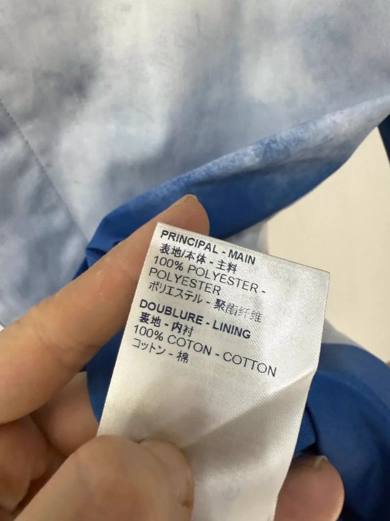 Louis Vuitton Blue Cloud Print Windbreaker Coat Size L / US 10 / IT 46 - 6 Thumbnail
