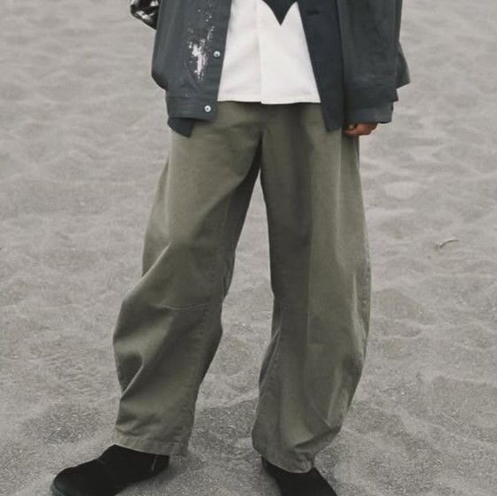 Other Other EMAM Cotton Twill Balloon Pants Cotton Pants EM25SS-PT004 DUTY FREE for USA Size ONE SIZE - 3 Thumbnail