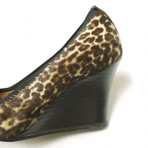Lanvin Lanvin Lanvin WEDGE BALLERINE Calf Hair Wedge Pumps Leather Shoes 360-49725-391 DUTY FREE for USA Size ONE SIZE - 7 Thumbnail