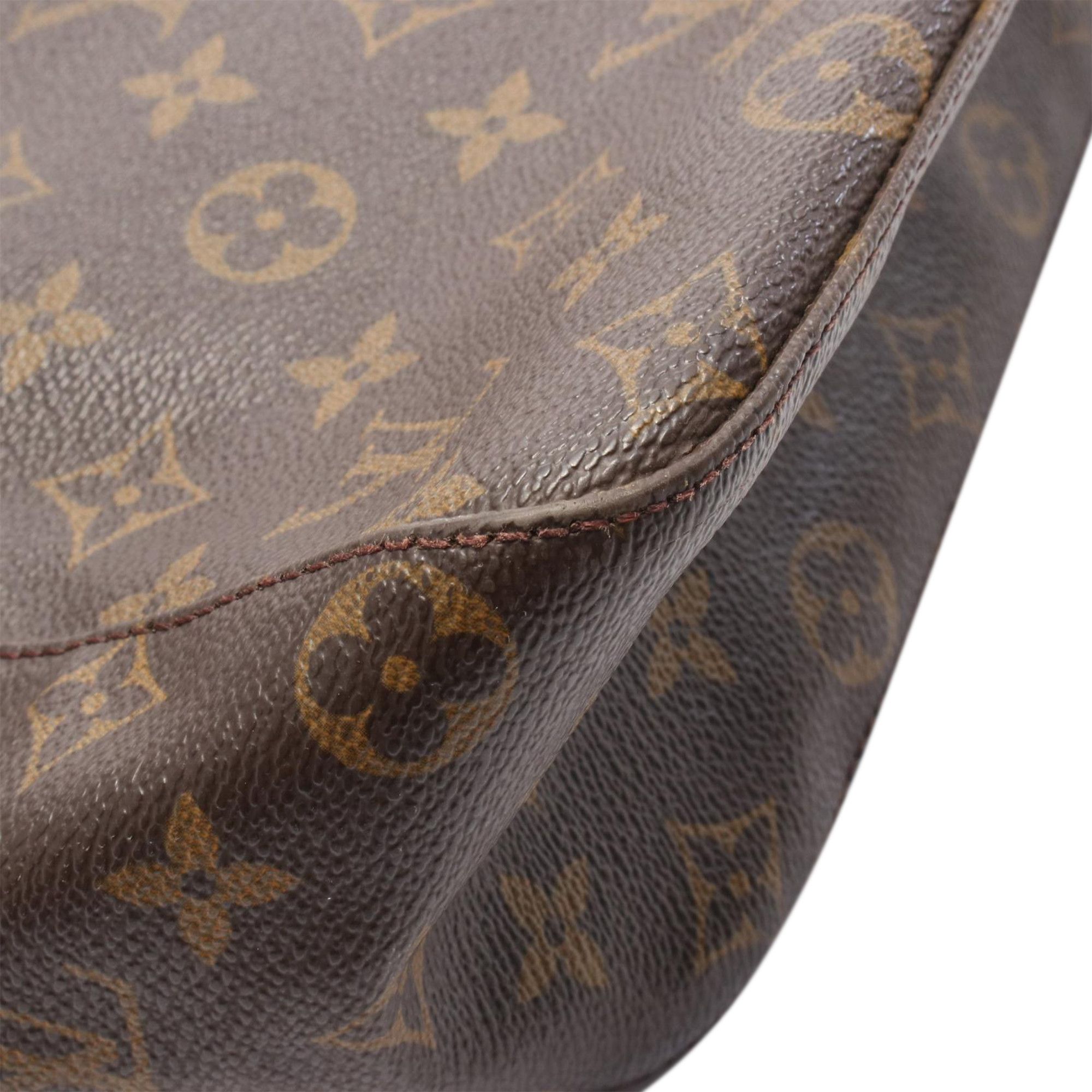 Louis Vuitton Louis Vuitton LOUIS VUITTON Looping GM Shoulder Bag M51145 Monogram PVC coated canvas leather Brown Used Women Size ONE SIZE - 8 Thumbnail