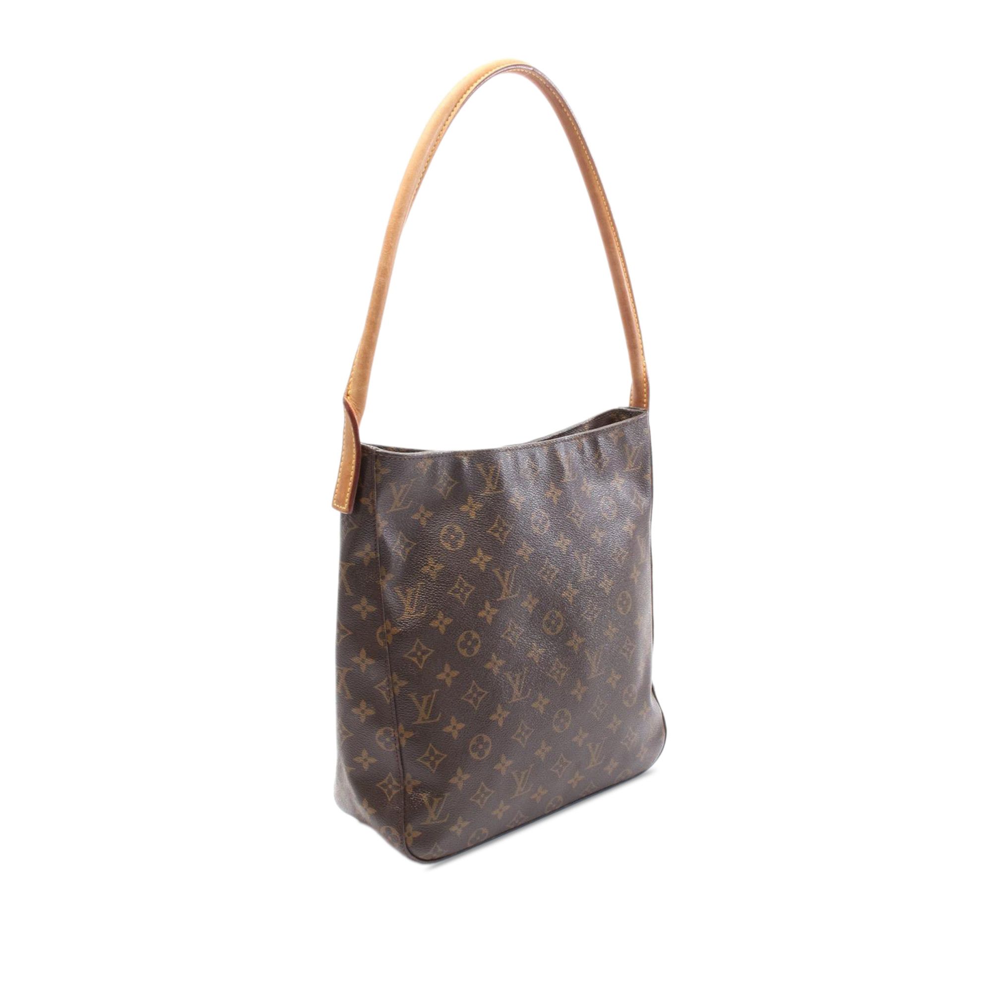 Louis Vuitton Louis Vuitton LOUIS VUITTON Looping GM Shoulder Bag M51145 Monogram PVC coated canvas leather Brown Used Women Size ONE SIZE - 2 Thumbnail