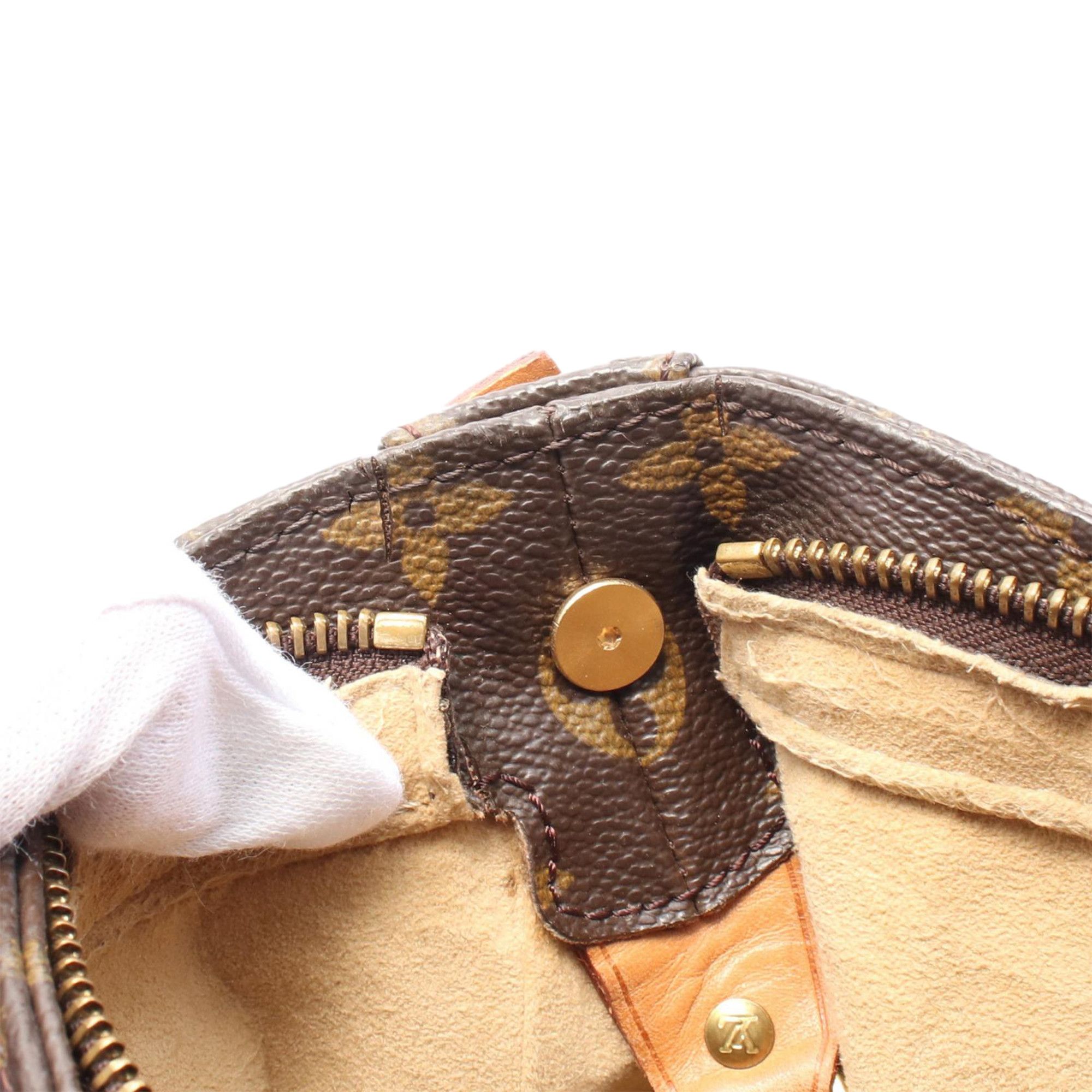 Louis Vuitton Louis Vuitton LOUIS VUITTON Looping GM Shoulder Bag M51145 Monogram PVC coated canvas leather Brown Used Women Size ONE SIZE - 7 Thumbnail