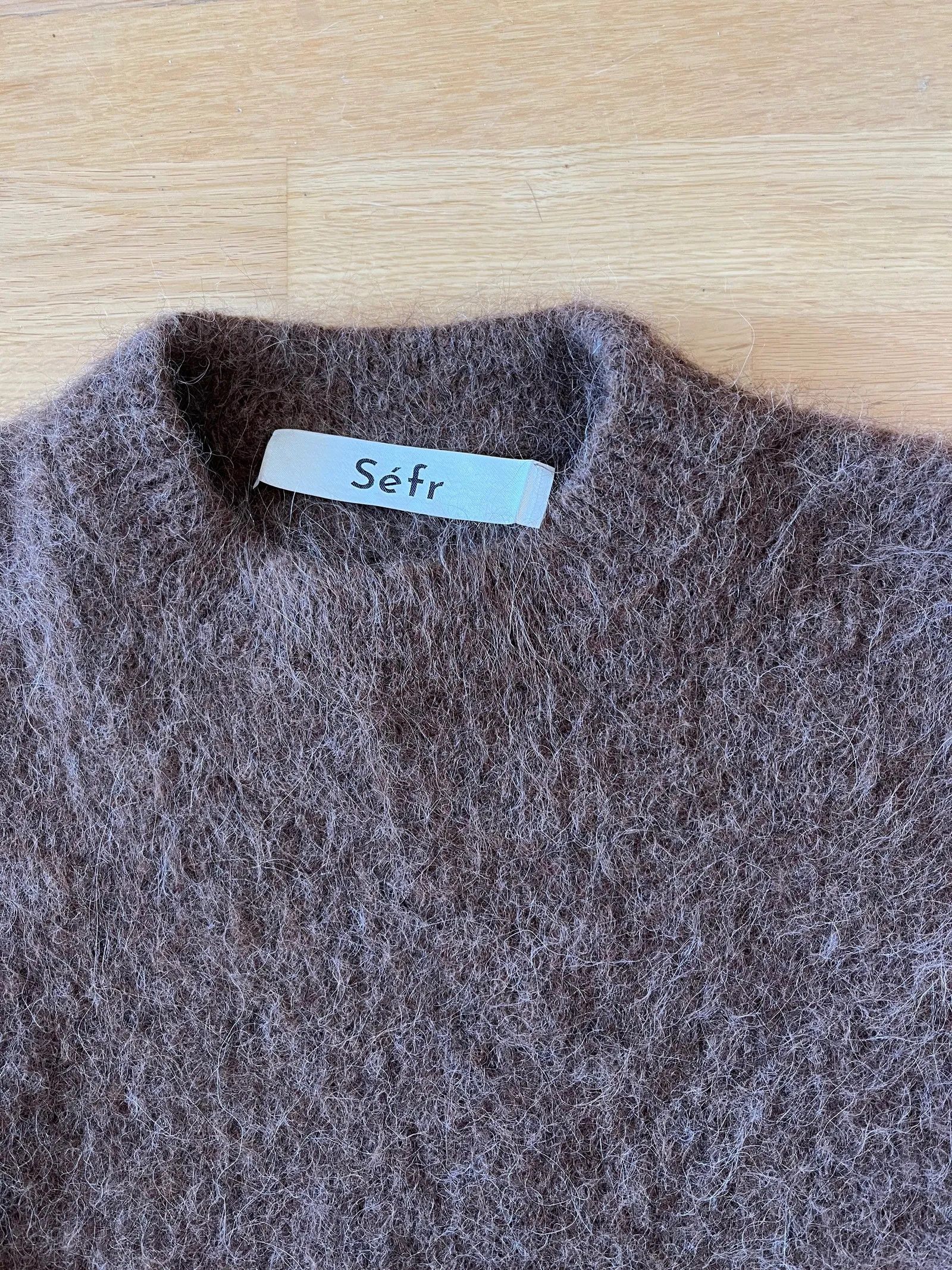 Sefr Séfr Haru Sweater Taupe Alpaca Sweater Size S / US 4 / IT 40 - 3 Thumbnail