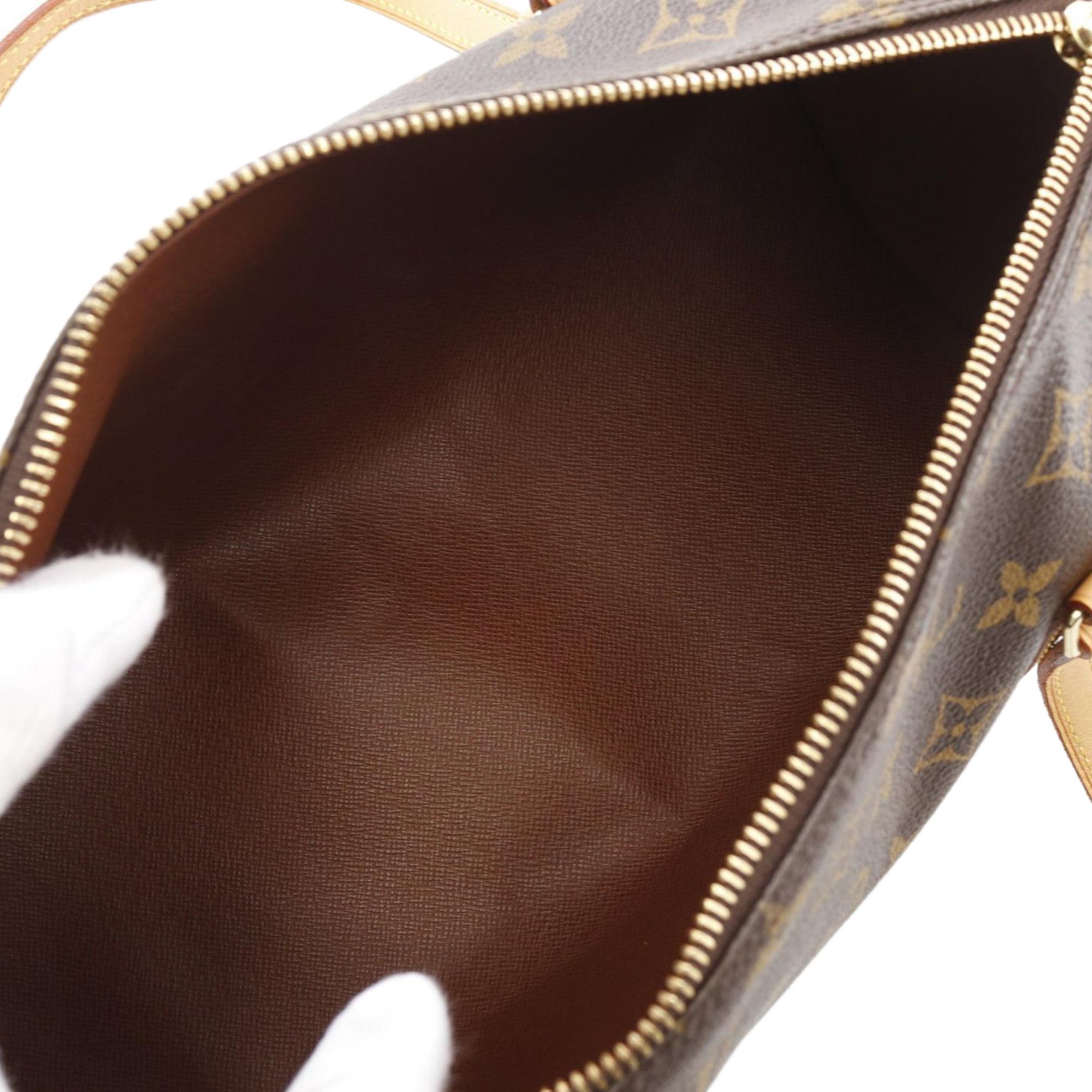Louis Vuitton Louis Vuitton LOUIS VUITTON Papillon 30 Handbag M51385 Monogram PVC coated canvas leather Brown Used Women Size ONE SIZE - 3 Thumbnail