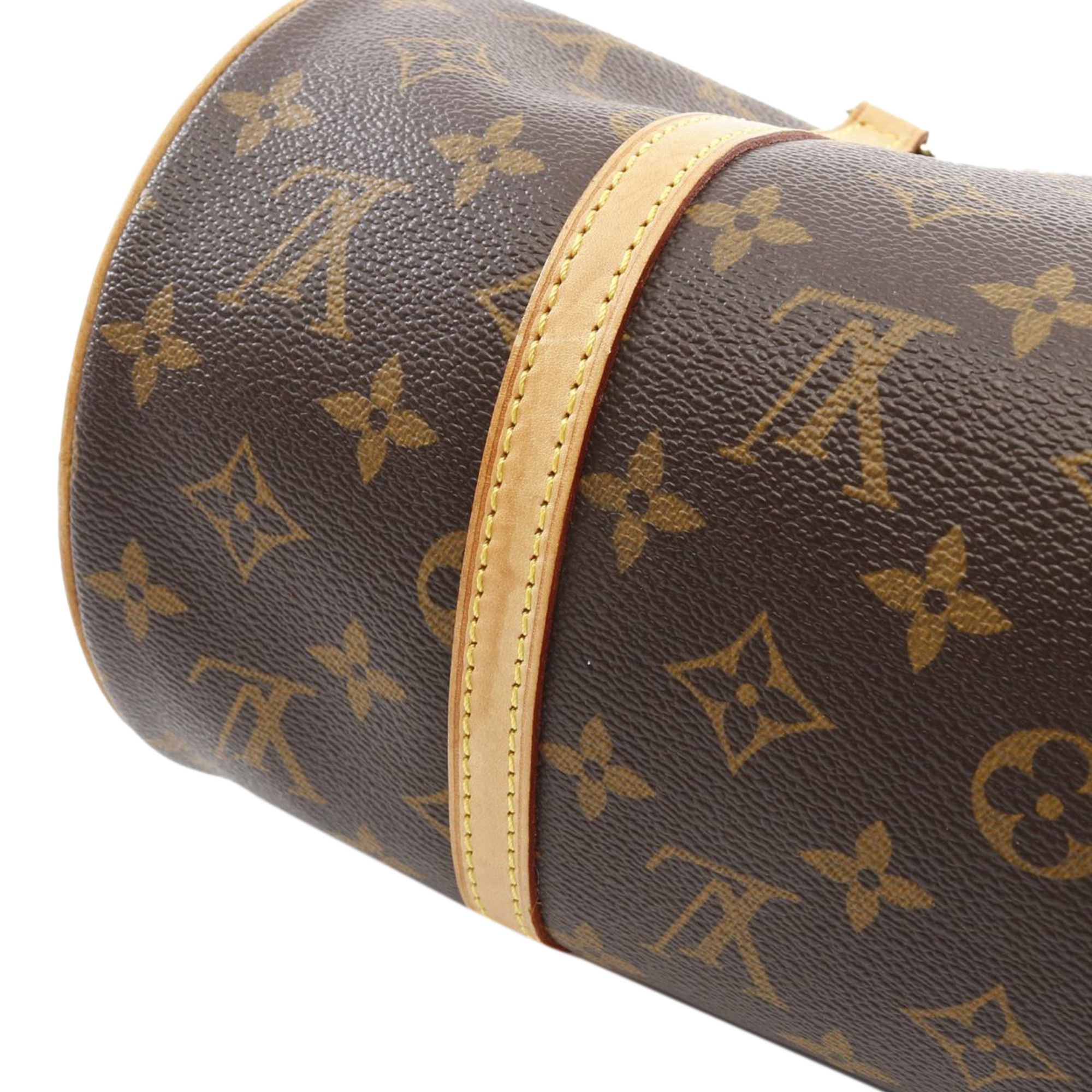 Louis Vuitton Louis Vuitton LOUIS VUITTON Papillon 30 Handbag M51385 Monogram PVC coated canvas leather Brown Used Women Size ONE SIZE - 7 Thumbnail