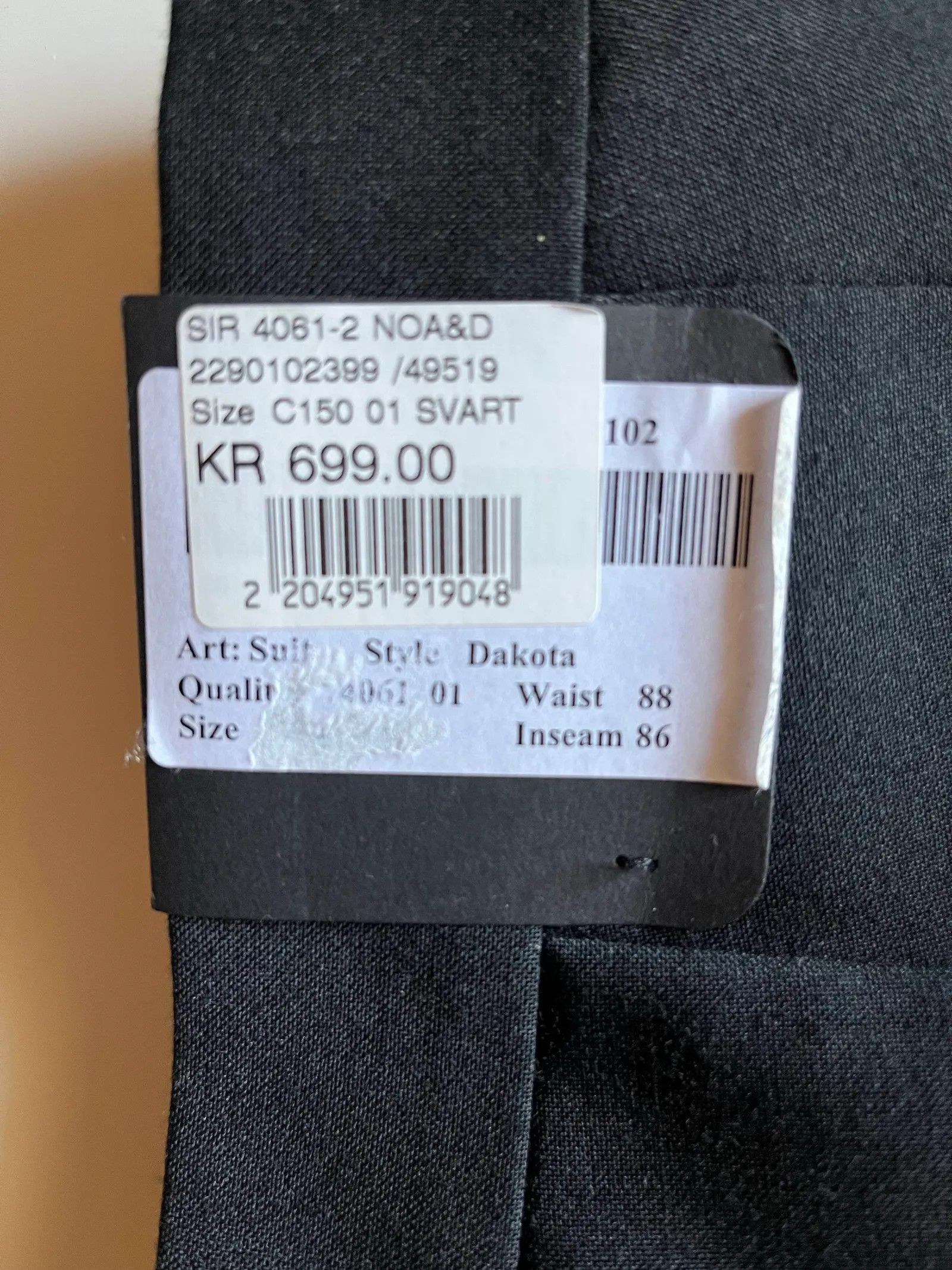 SIR. Sir Formal Trousers Size 38R - 5 Thumbnail
