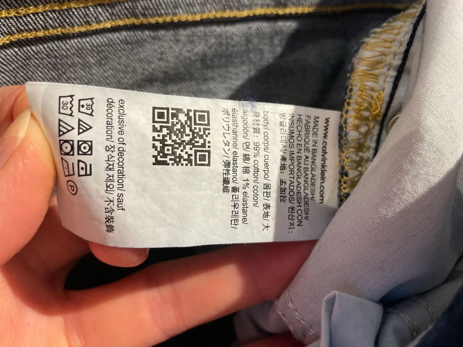 Calvin Klein Calvin Klein Jeans Schorts Jeans Size 27" / US 4 / IT 40 - 3 Thumbnail