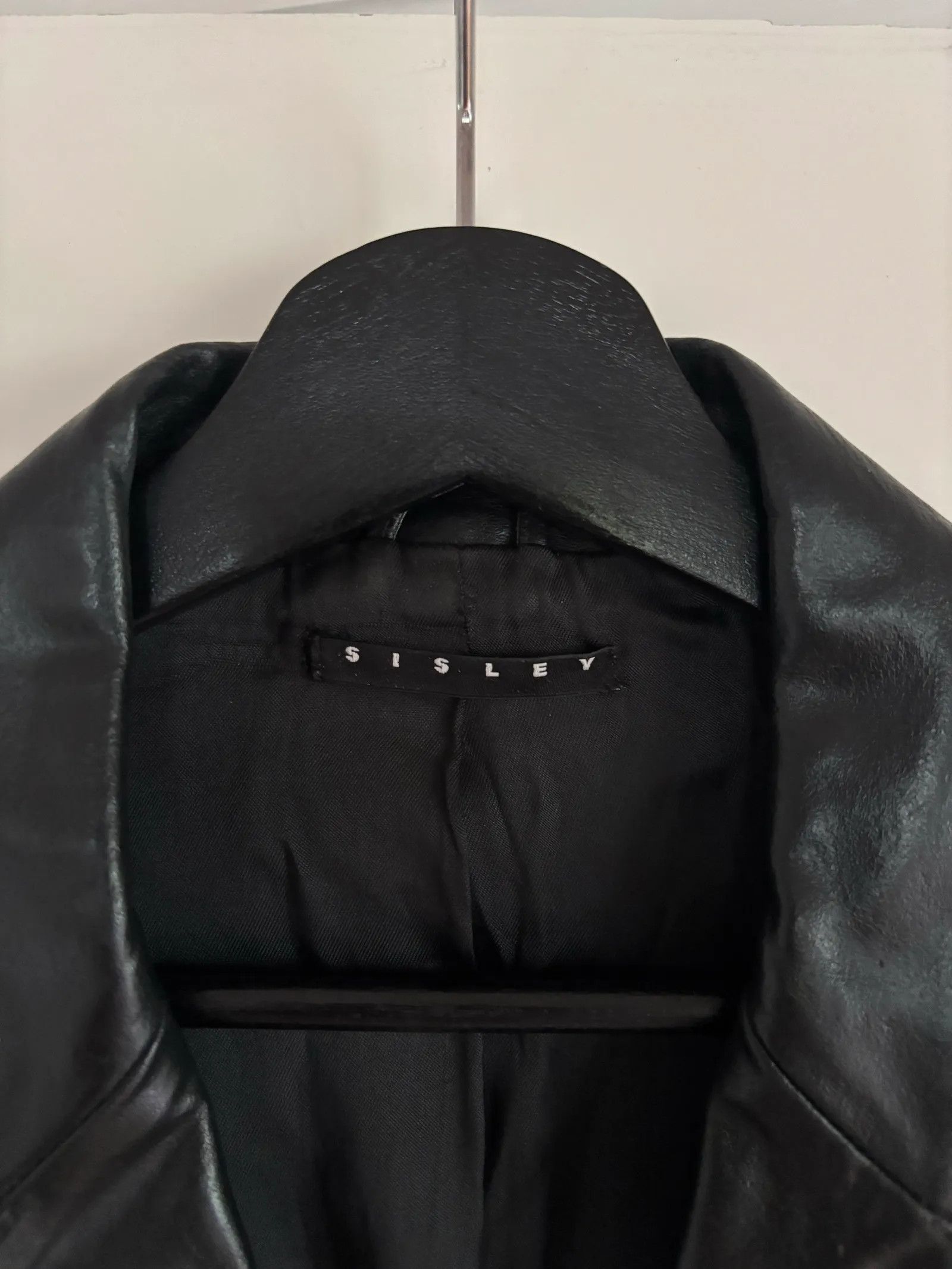 Sisley Sisley Leather Jacket Size XS / US 0-2 / IT 36-38 - 2 Thumbnail