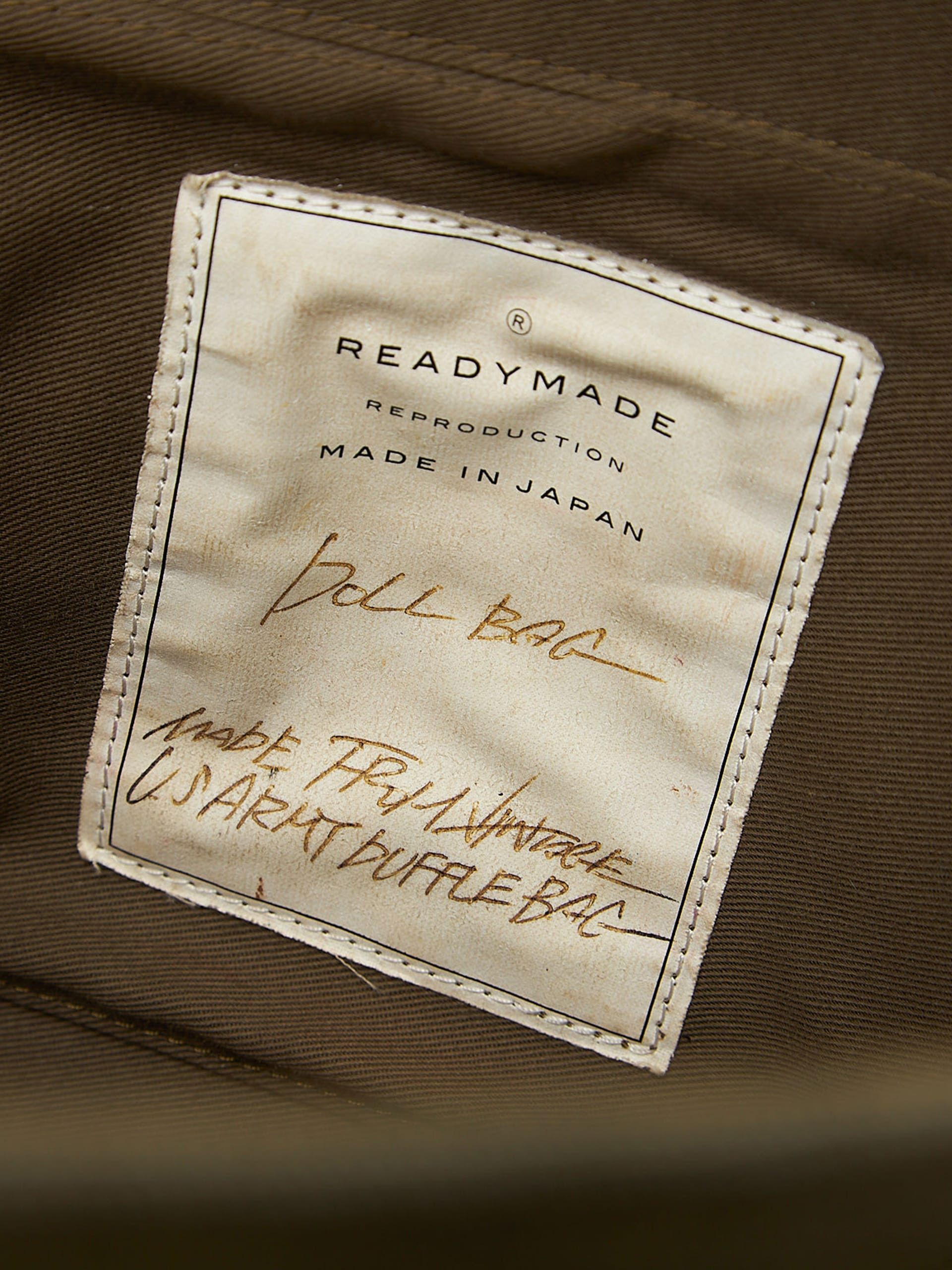 READYMADE Khaki Denim Doll Cotton Bag Size ONE SIZE - 7 Thumbnail