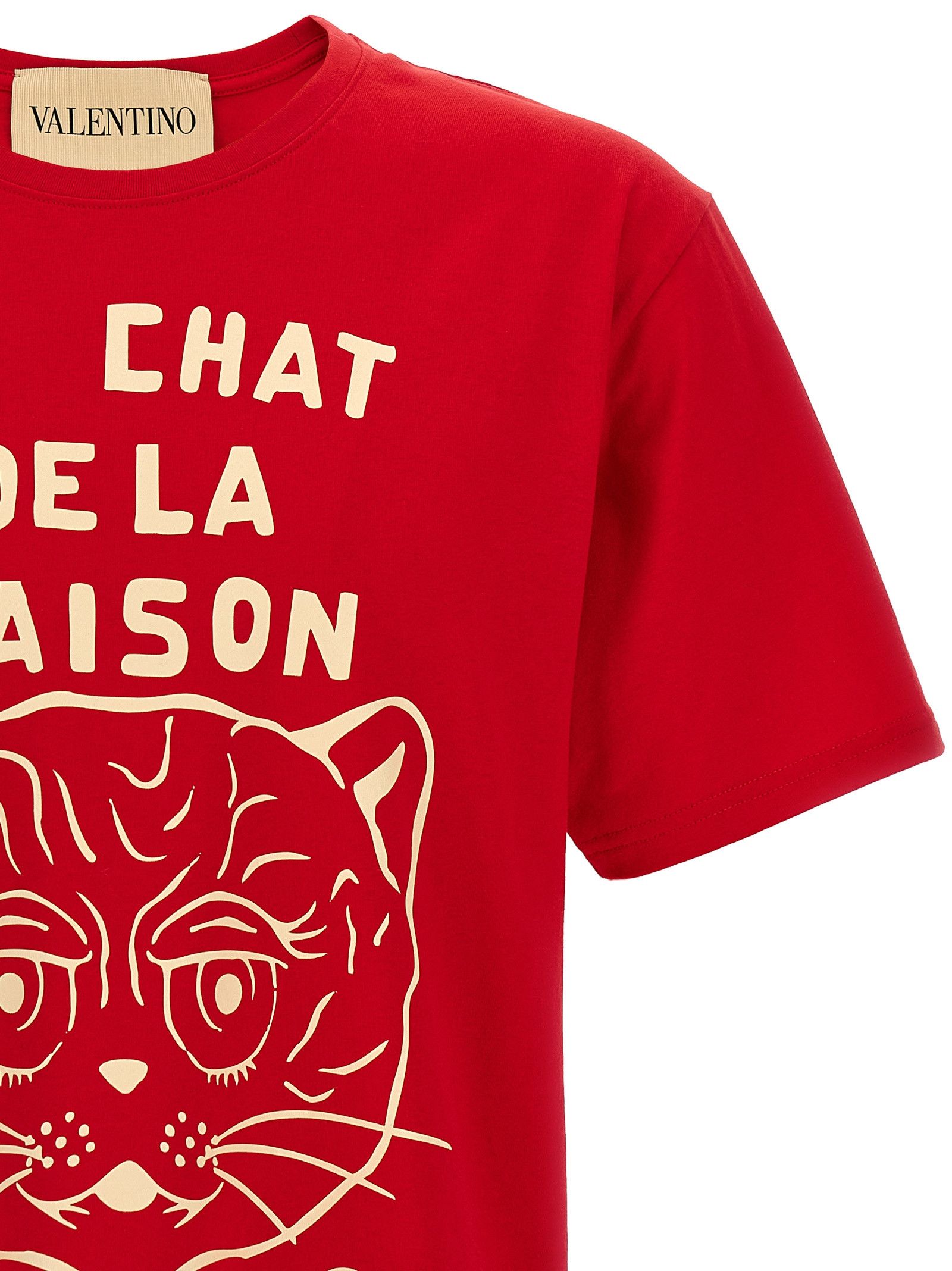 Valentino Valentino Garavani 'Le Chat De La Maison' T-Shirt Size US S / EU 44-46 / 1 - 3 Thumbnail