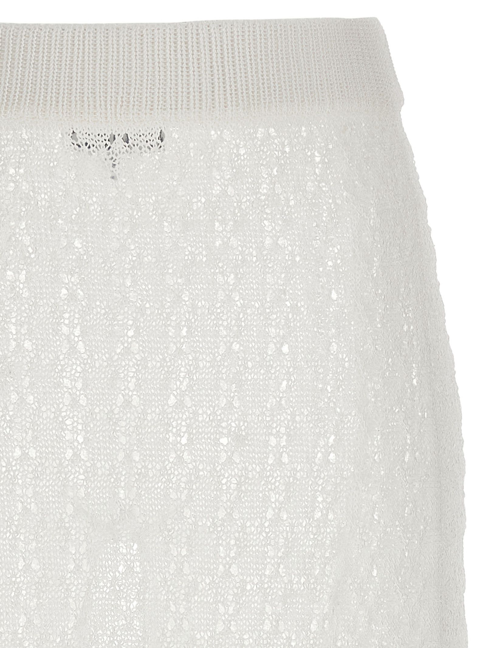 Ganni 'Shiny Pointelle Knit' Skirt Size 28" / US 6 / IT 42 - 3 Thumbnail