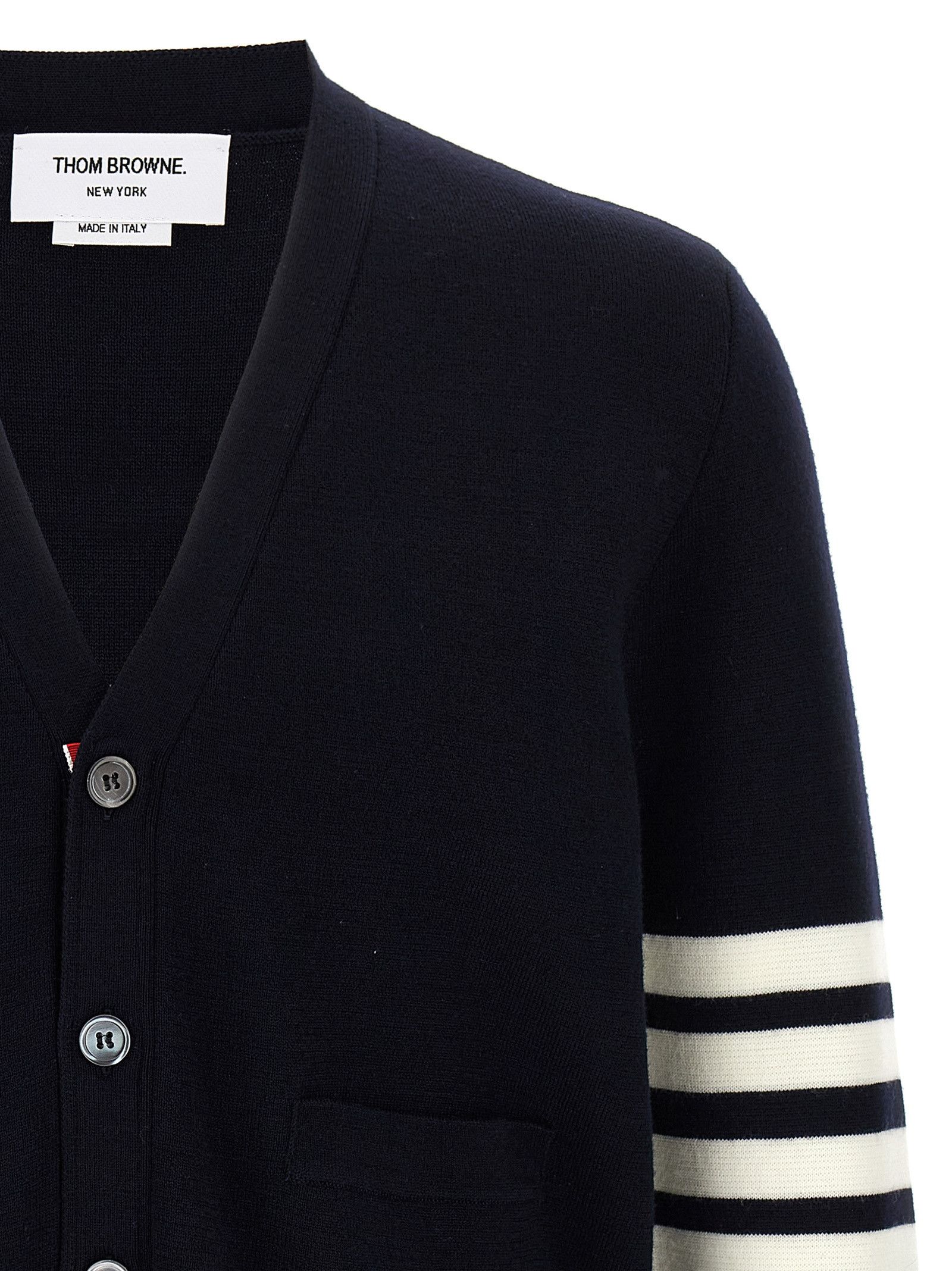 Thom Browne '4-Bar' Wool Cardigan Size US M / EU 48-50 / 2 - 3 Thumbnail