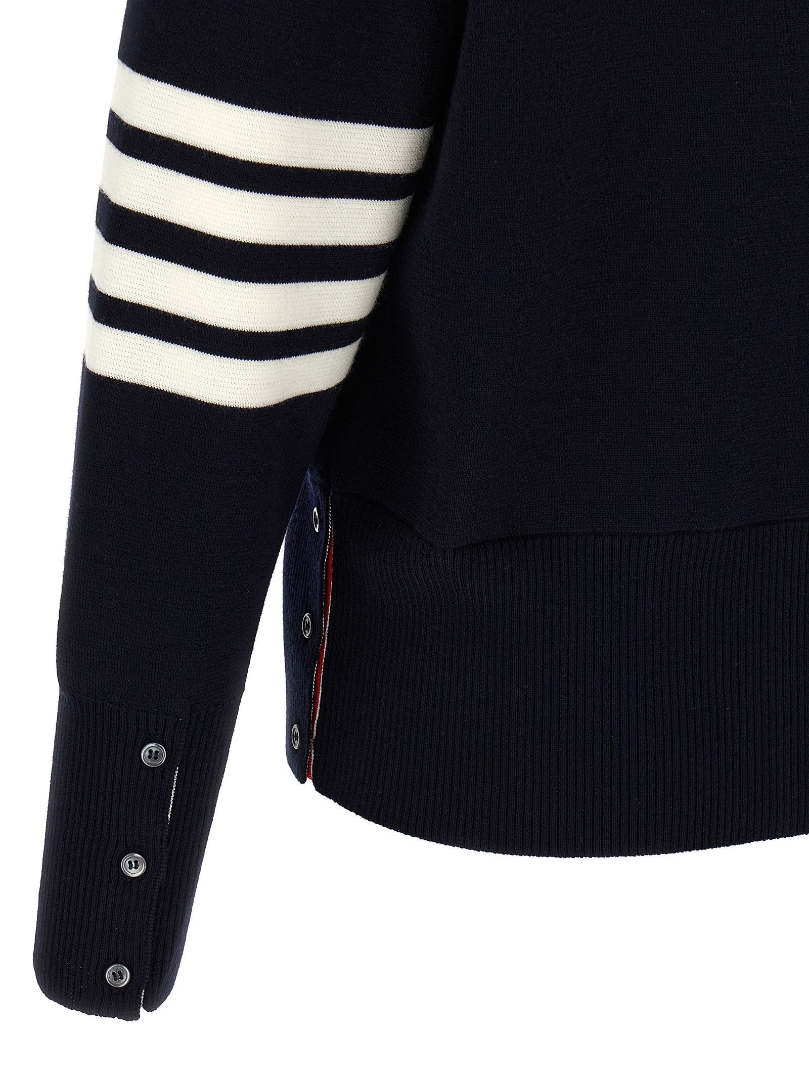Thom Browne '4-Bar' Wool Cardigan Size US M / EU 48-50 / 2 - 4 Thumbnail