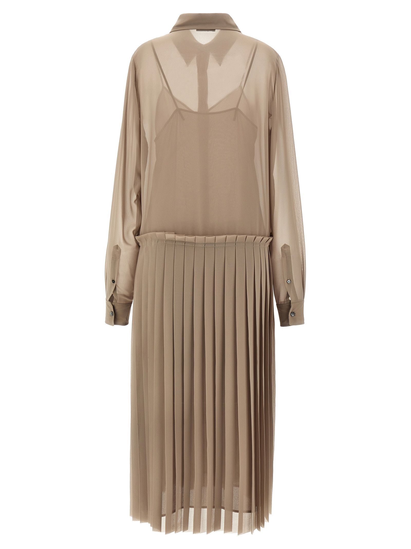 AMI 'Pleated Midi' Dress Size S / US 4 / IT 40 - 2 Thumbnail