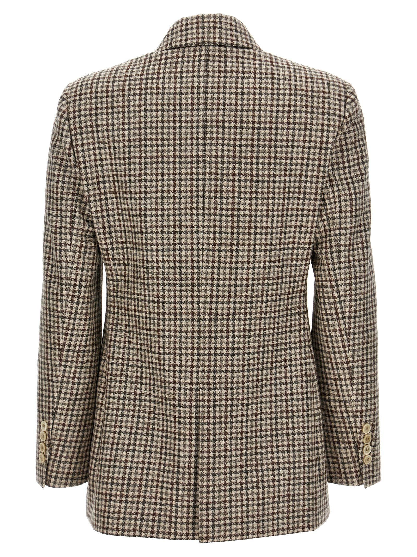 Brunello Cucinelli Blazer Check Monile Size XS / US 0-2 / IT 36-38 - 2 Thumbnail
