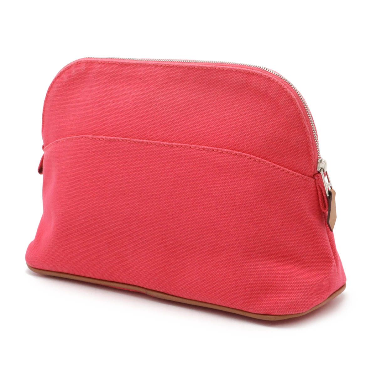 Hermes Hermes Hermes Bolide Cotton Canvas Leather Pouch Cotton Perfume Size ONE SIZE - 2 Thumbnail