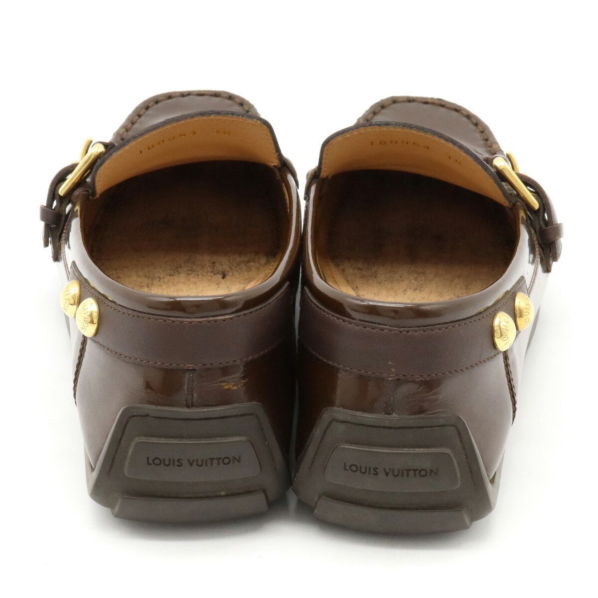 Louis Vuitton Louis Vuitton Louis Vuitton Driving Shoes Patent Leather Loafers Enamel Shoes Size ONE SIZE - 3 Thumbnail