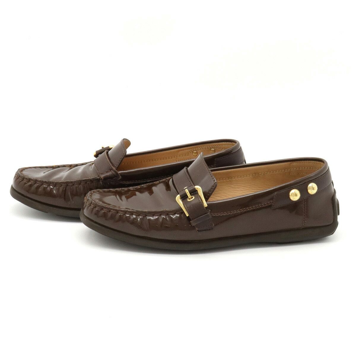 Louis Vuitton Louis Vuitton Louis Vuitton Driving Shoes Patent Leather Loafers Enamel Shoes Size ONE SIZE - 2 Thumbnail