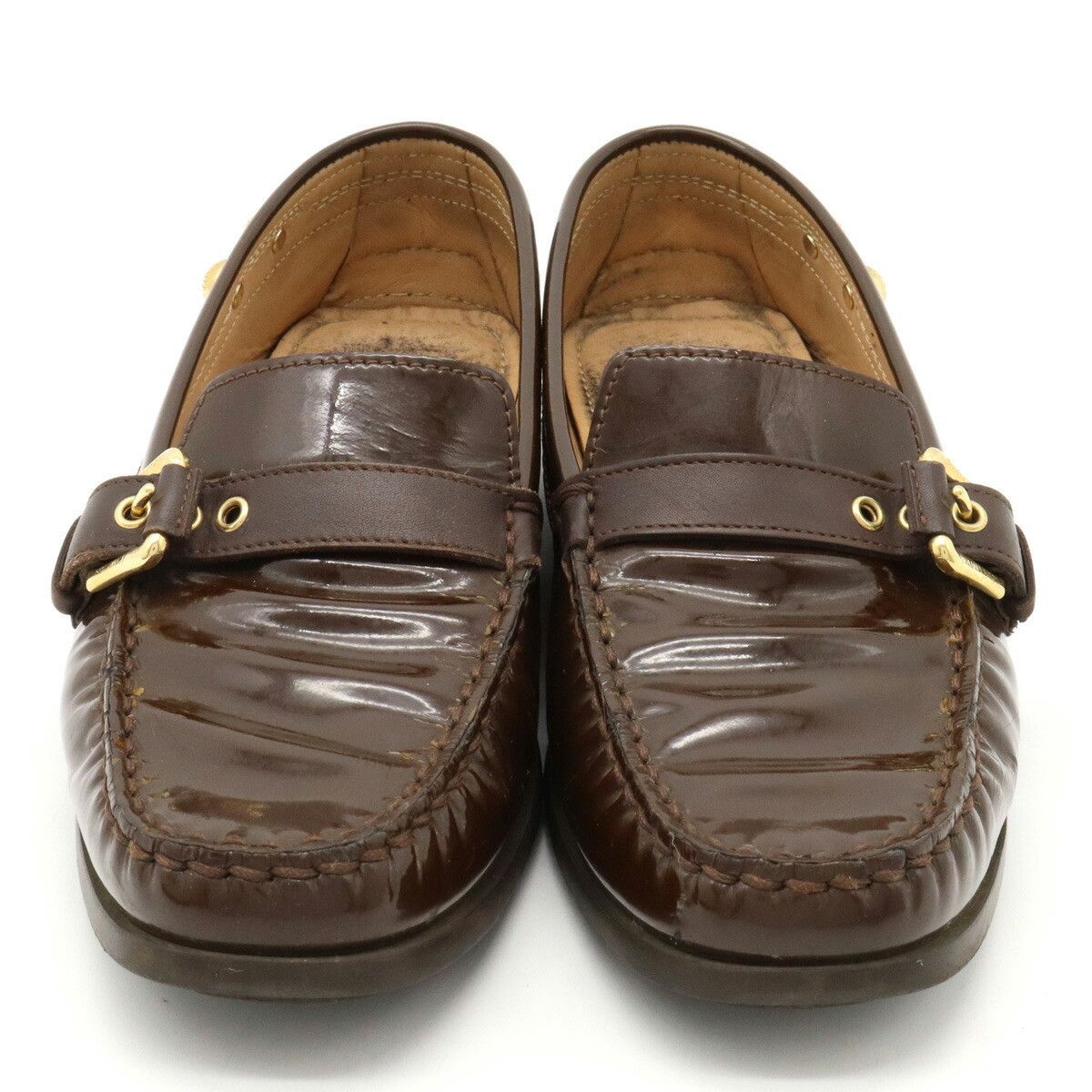 Louis Vuitton Louis Vuitton Louis Vuitton Driving Shoes Patent Leather Loafers Enamel Shoes Size ONE SIZE - 4 Thumbnail
