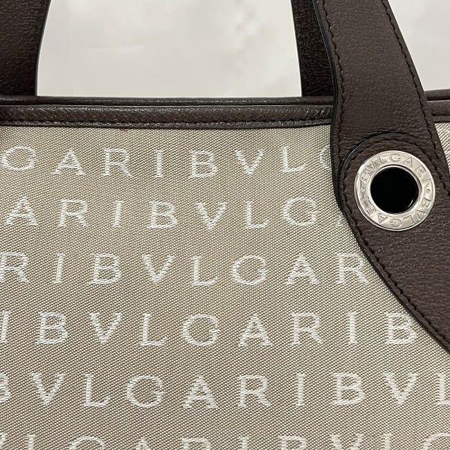 Bvlgari BVLGARI Tote Bag Neutrals Cotton Size ONE SIZE - 3 Thumbnail