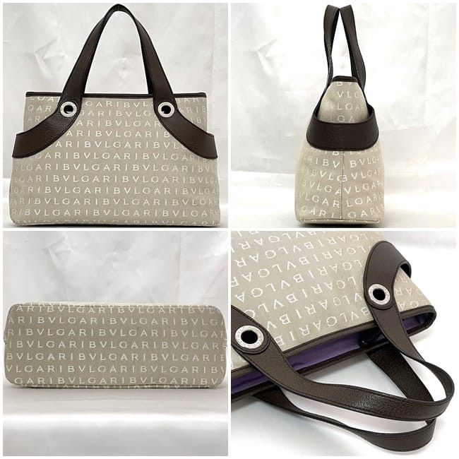 Bvlgari BVLGARI Tote Bag Neutrals Cotton Size ONE SIZE - 2 Thumbnail